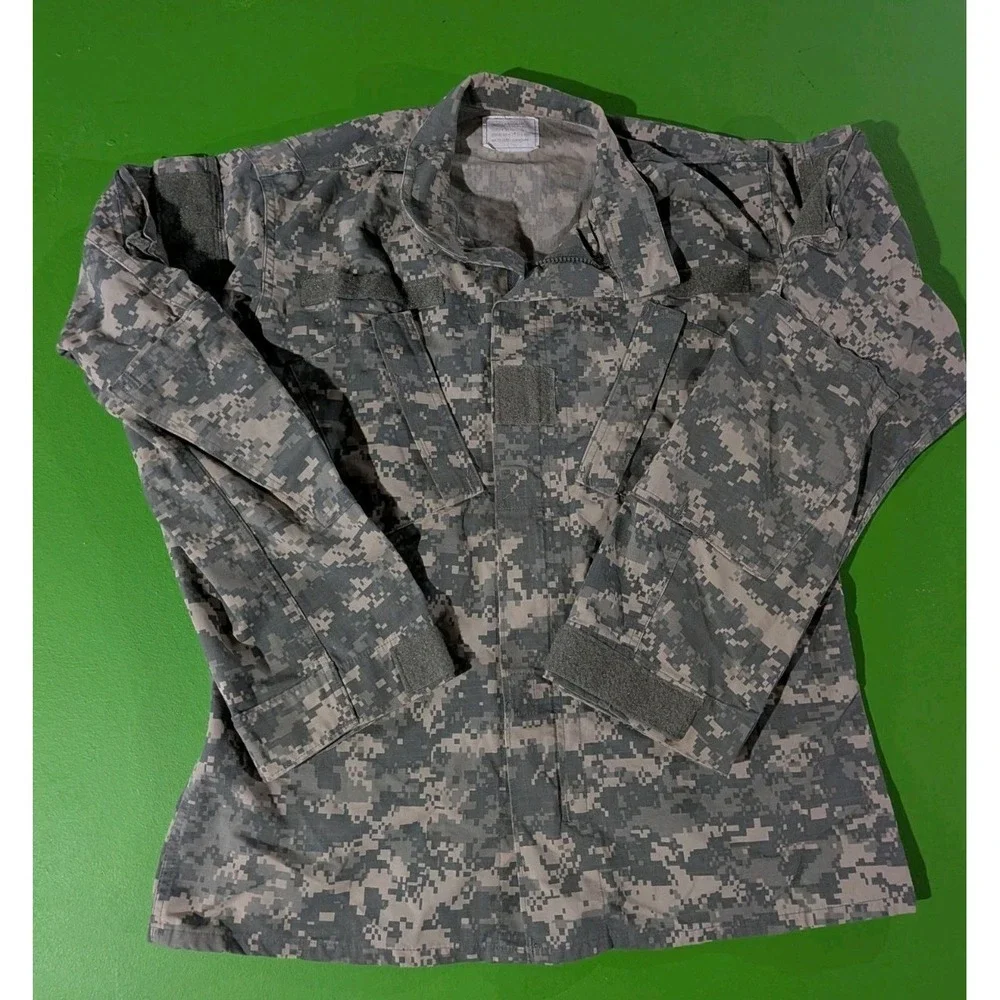 US Army ACU Jacket Mens Small Reg UCP Digital Camo‎ Ripstop Combat Coat Uniform